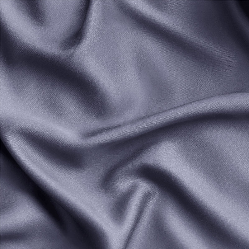 Ensemble de draps en rayonne de bambou Essential Collection, Bourgogne, Ensemble de draps pour très grand lit avec 2 taie