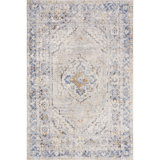 Vintage SpinClean Medallion Machine Washable Area Rug