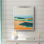 Toile encadrée de qualité supérieure turquoise et orange II - prête à être accrochée-1098771827-1098771824