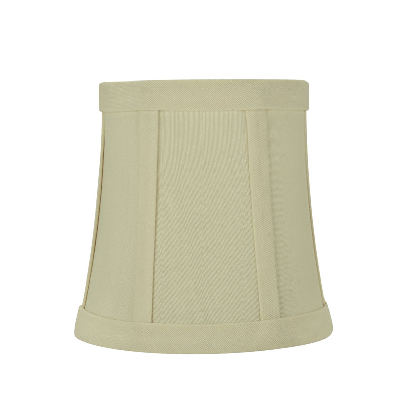 Abat-jour cloche en tissu 5 "H (denim), Beige