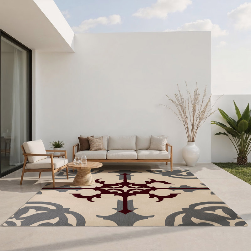 Tapis intérieur et extérieur Kinetic Unity, Rectangle 1 pi 6 po x 2 pi 6 po