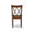 3 Piece Dinette Set for Small Spaces Contains a Round Dining Table with Pedestal and 2 Dining Chairs, 42x42 Inch, Mahogany -2037101442-2037101440-2102752940
