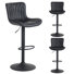 Tabouret de bar pivotant en similicuir