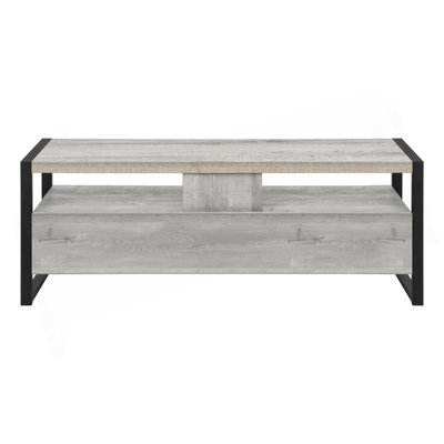 Meuble télé, console, meuble multimédia, tiroirs de rangement, salon, chambre à coucher, métal, contemporain, moderne