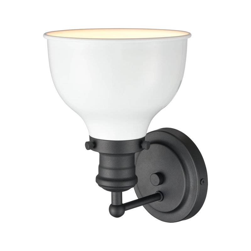 Haralson 10'' High 1-Light Sconce - Charcoal