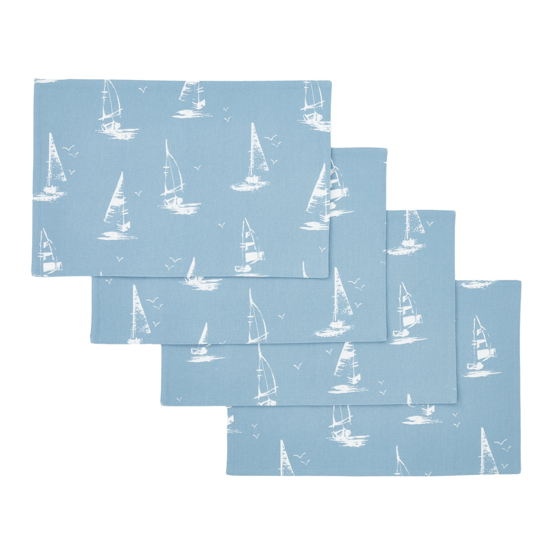Salcombe Boats Cotton Dining Placemat 4 Pack