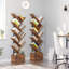9-Tier Bookcase Tree Bookshelf with Drawer