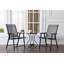 Fauteuil pliante pour dîner de patio Siglinde