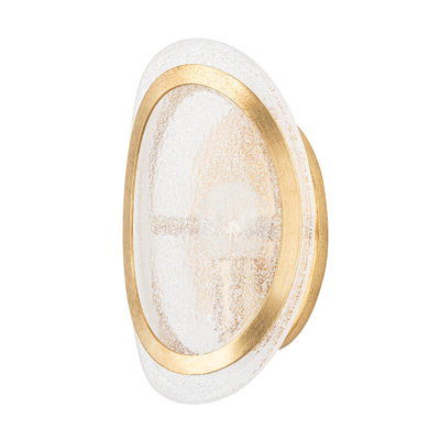 Danes 6" 1-Light Seeded Glass Wall Sconce
