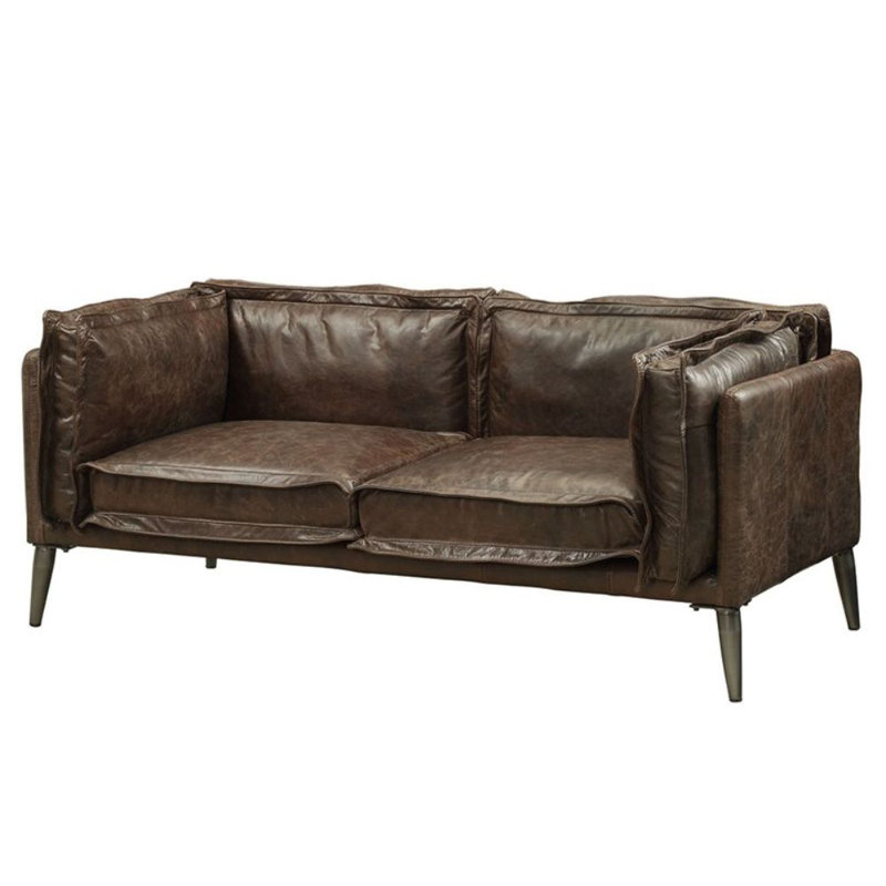 71'' Faux Leather Loveseat