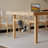 Brown Rectangular Solid Wood with 1 drawers desk-453265509