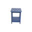 Une table d'appoint imitation bois texturée en bois, simple mais avec une texture riche. Il est livré avec un petit plateau de table et est conçu pour les pique-niques en plein air. Bleu foncé-546057154