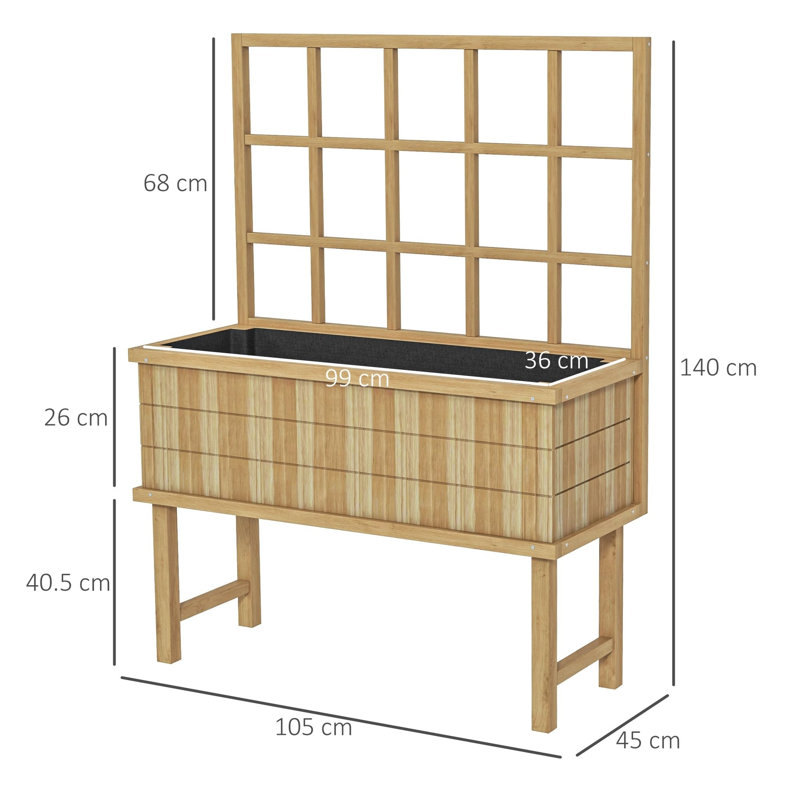 Newburn Raised Garden Bed