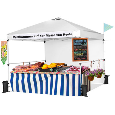 3 m x 3 m Pop-Up Zelt Arial aus Metall