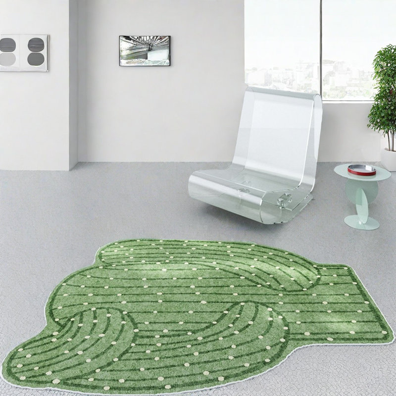 Tapis cactus rime, Nouveauté 78,7 po x 118,1 po