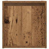 vidaXL Wall-mounted Bedside Cabinet Engineered wood Compact
