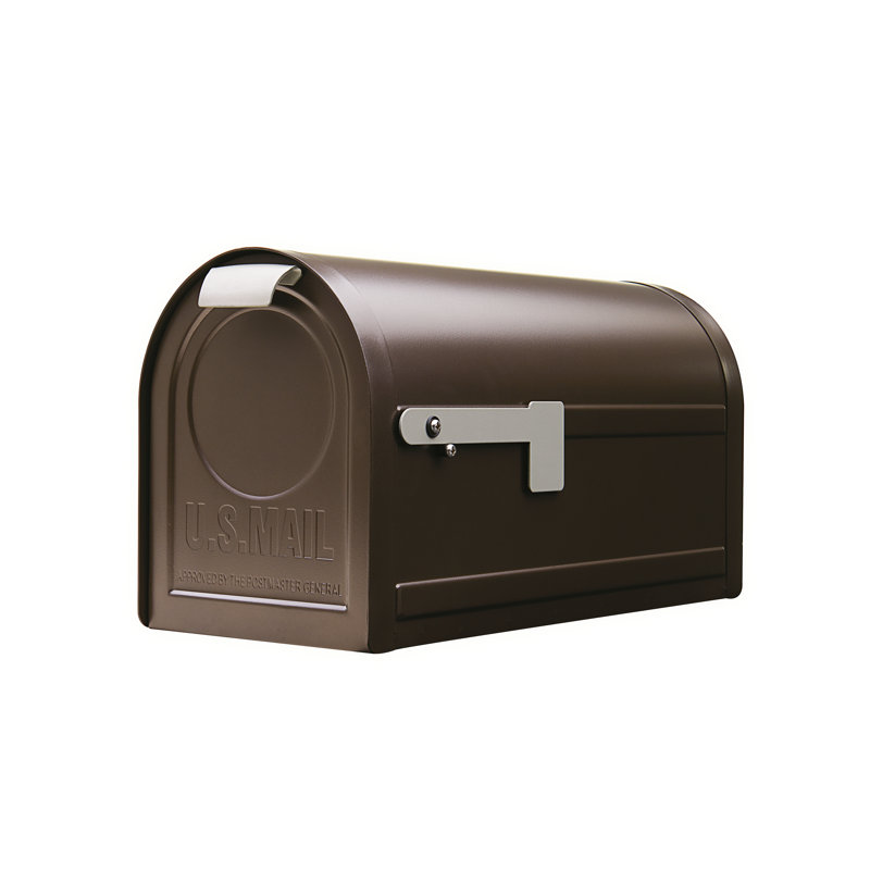 Northpointe Steel Post Mounted Post box