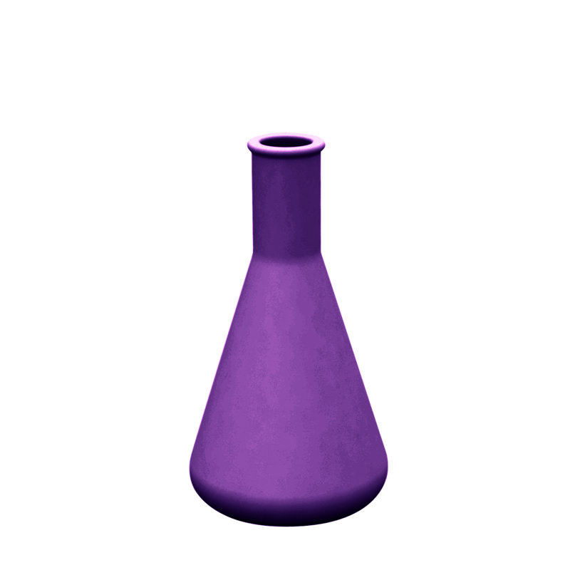 Chemistubes Indoor / Outdoor Resin Floor Vase, 39.25" H x 21.75" W x 21.75" D, Steel