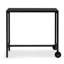 Table de bar rectangulaire d'extérieur avec roulettes-845778001