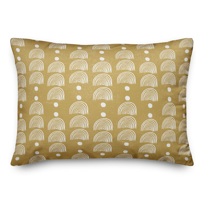 Outdoor Throw Pillow, Yellow