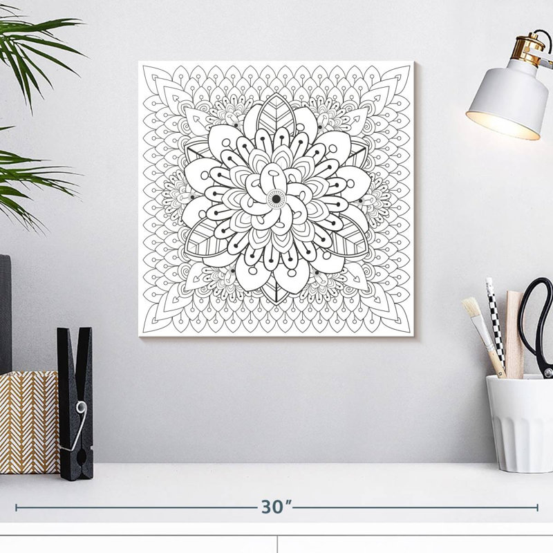 Pétales de fleurs Kerner, H 16 po x l 16 po