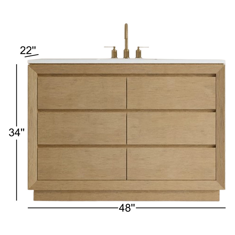 Horizontal 48" Single Vanity