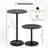 Mahnomen 39.4-inch Round Bistro Table with Pedestal Base for Kitchen Island, Home Bar-916463265-833814907-861249393