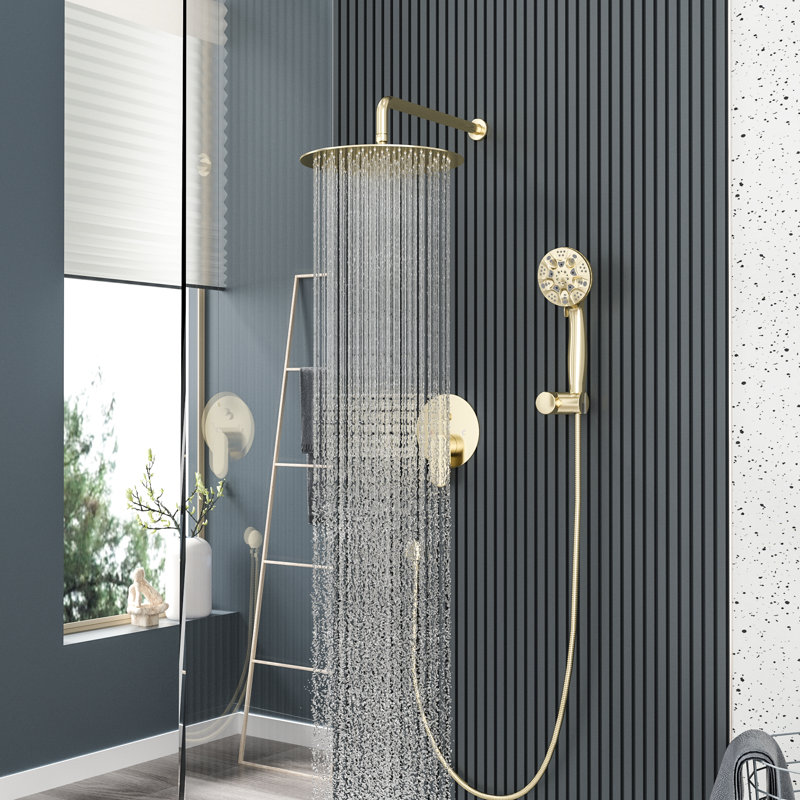 Système de douche complet, Or