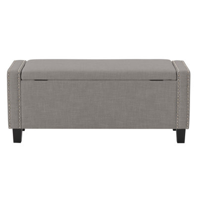 Thane Polyester Upholstered Storage Bench