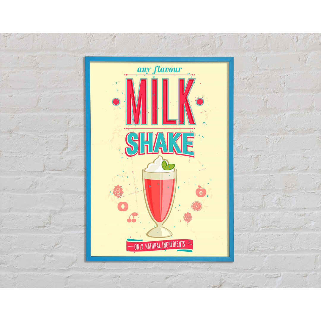 Milk Shake - Einzelner Bilderrahmen Kunstdrucke