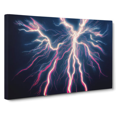 Righteous Lightning Bolt - Wrapped Canvas