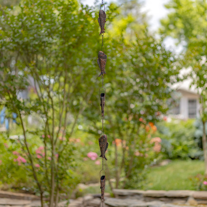 Karoly Metal Nautical & Beach Rain Chain