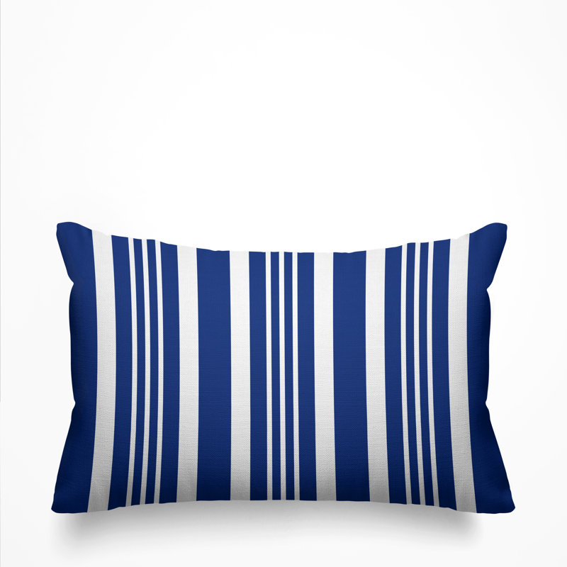 Housse et insert de coussin rectangulaire d'extérieur Healthcliff, Bleu