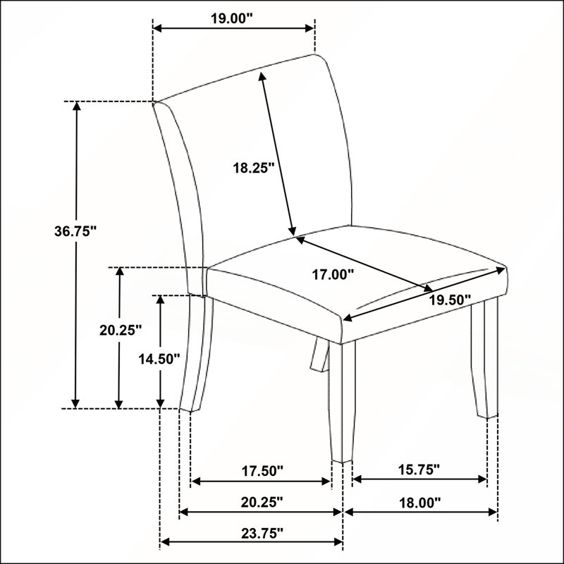 Ensemble de chaises d'appoint rembourrées bleu sarcelle Conifer, élégance moderne avec confort et soutien pour tout espace repas