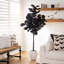 Artificial Halloween Black Fiddle Leaf Tree-487089589