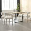 Chaises de salle à manger rembourrées modernes avec accoudoirs pour la cuisine / salle à manger / salon-729781005-729781006