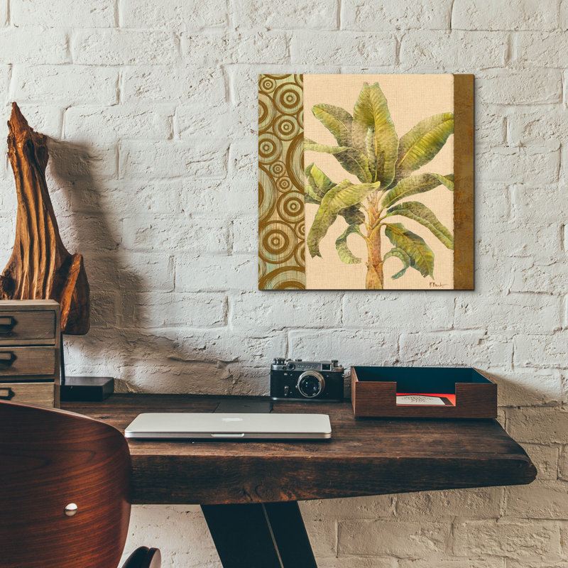 «Parlor Palm I» par Paul Brent, H 12 po x l 12 po x P 0,13 po