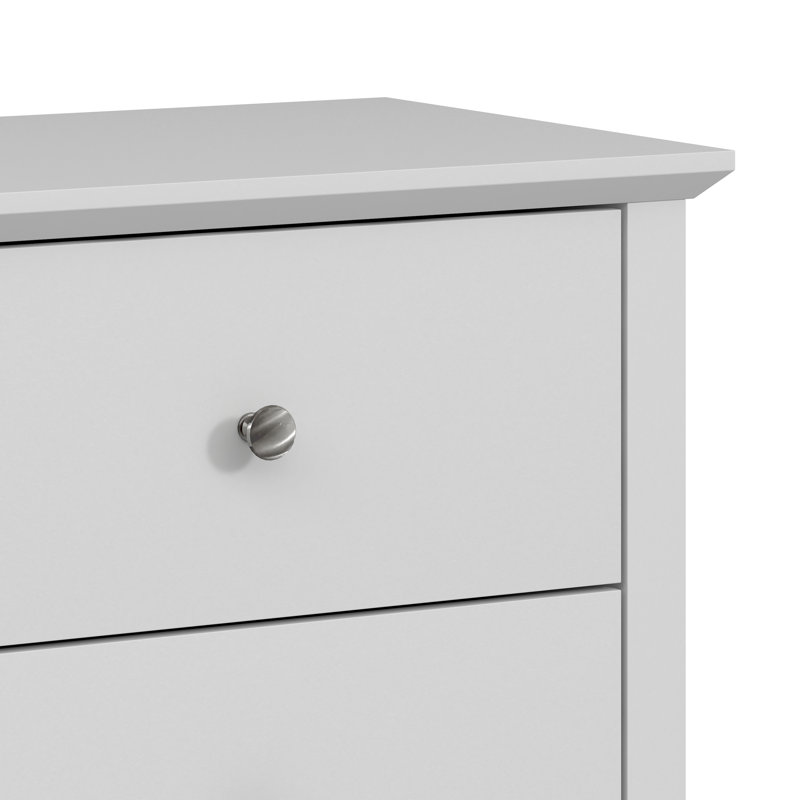 Tevrat 6 Drawers Double Dresser, Matte White