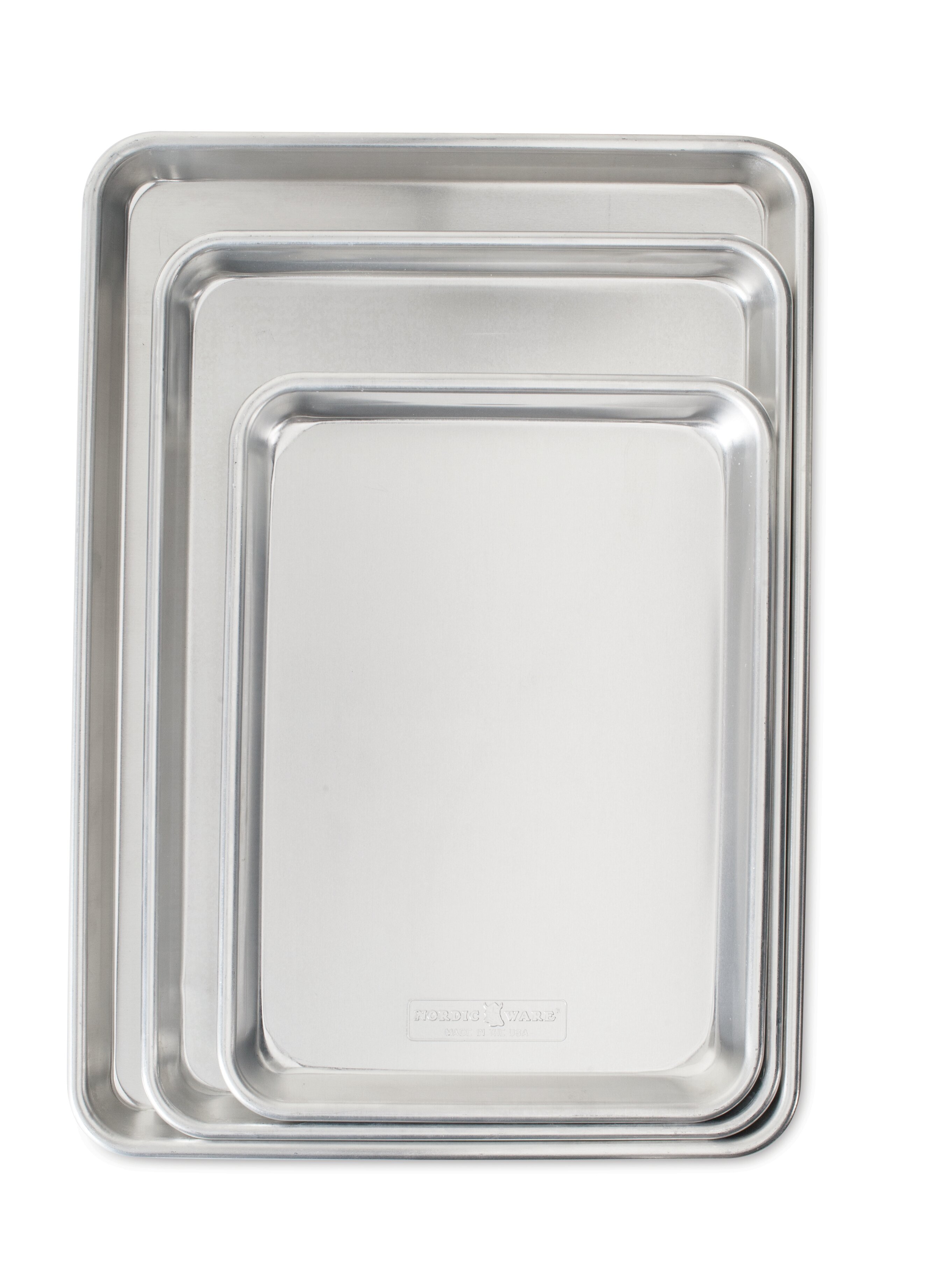 Nordic Ware Prism Big Baking Sheet, Natural Aluminum, 21 X 15 X 1,  Silver 