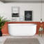 Baignoire de trempage autoportante en acrylique 63 po. X 29 po.-64405634