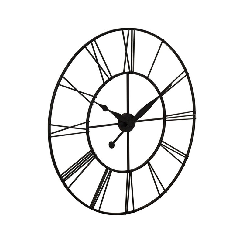 Daemon Silent Black Grey Wall Clock