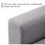 Canapé modulaire réversible en soie Prudenza
