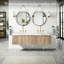 Meuble-lavabo mural de luxe de style Mid-Century