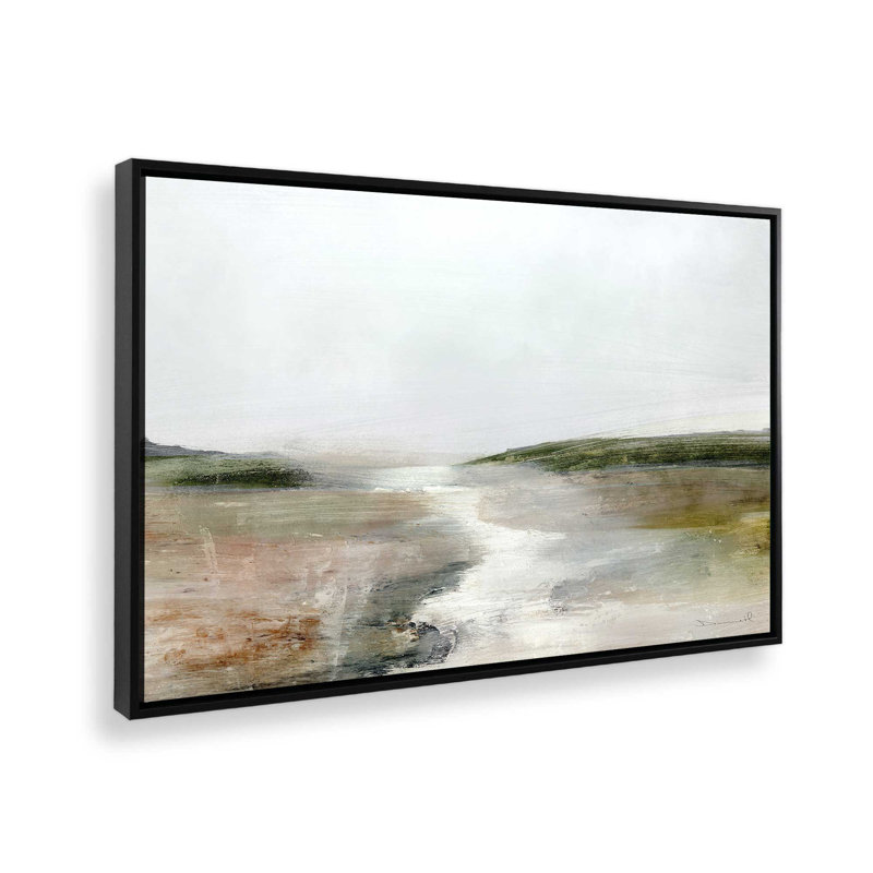 «Crystal River» par Dan Hobjour, reproduction d'art sur toile, H 30 po x l 40 po, Noir