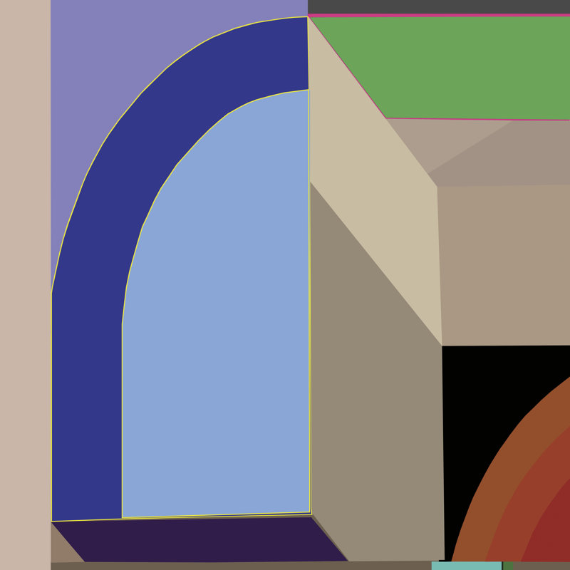 Ltower9b - Wrapped Canvas Painting, 91cm H x 91cm W x 3.8cm D