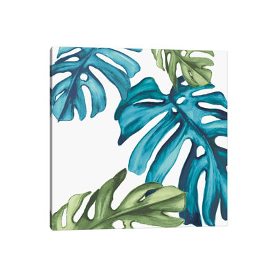 Palm Leaves I by Eva Watts - Wrapped Canvas Print