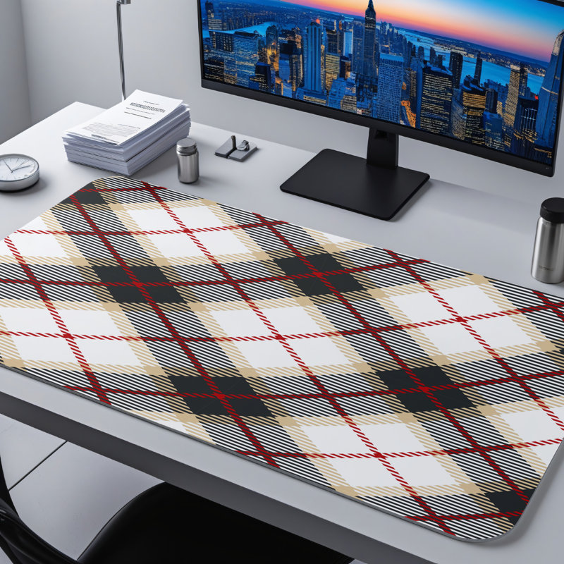 Polyester Desk Pad, 14.4x12.1