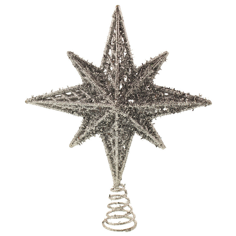 26cm Astrology & Stars Tree Topper, Silver