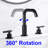 Widespread 2-handle Bathroom Faucet-64754021