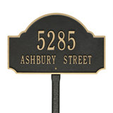 Fitzwilliams 2-Line Lawn Address Sign